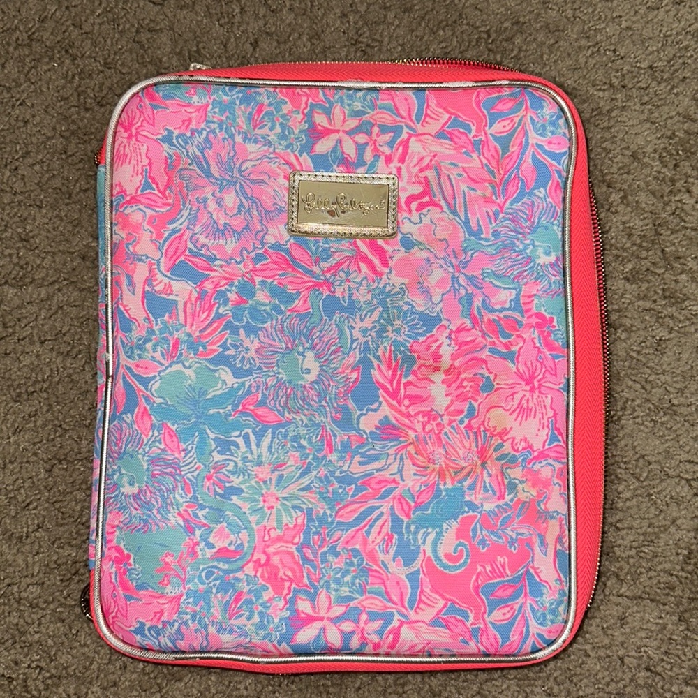 Used Lilly Pulitzer Zip-Up Binder